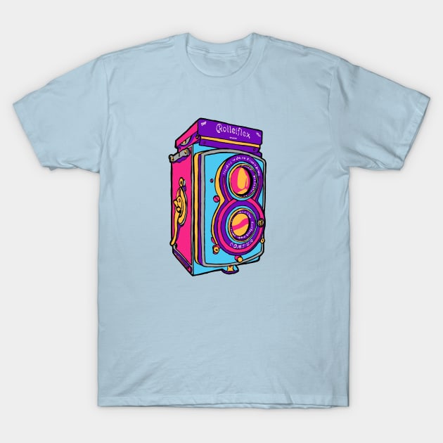 Rolleiflex Camera T-Shirt by CameraCHI